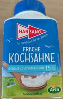 İçindeki şeker miktarı Frische Kochsahne 15%