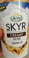 İçindeki şeker miktarı Skyr creamy vanille