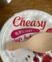 Suhkru kogus sees Skyr og hindbær