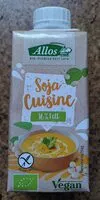 Quantité de sucre dans Soja Cuisine