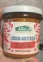 चीनी की मात्रा Linsen-Aufstrich Rote Linse Chili