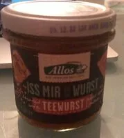 चीनी की मात्रा Pflanzlicher Brotaufstrich mit roten Linden, Würzung nach Teewurst-Art