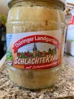 Zucker und Nährstoffe drin Thuringer landgarten