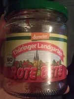 Sokerin määrä sisällä Thüringer Landgarten