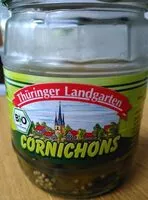Sokerin määrä sisällä Cornichons