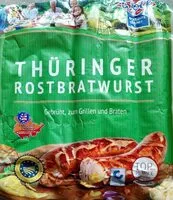 入っている砂糖の量 Thüringer Rostbratwurst