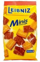 Sokerin määrä sisällä Leibniz choco Mini kekse Knabber Süßes
