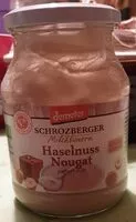 入っている砂糖の量 Haselnuss Nougat Joghurt mild