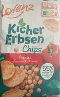Zuckermenge drin Kichererbsen Chips