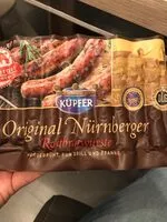 Zuckermenge drin Original Nürnberger Rostbratwürste