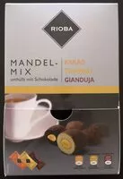 Jumlah gula yang masuk Mandel-Mix umhüllt mit Schokolade