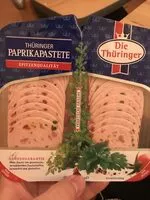 Количество сахара в Thüringer Paprikapastete