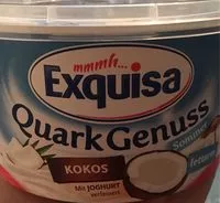 Amount of sugar in Quarkgenuss - Kokos