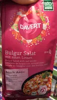 Suhkru kogus sees Bulgur salat mit roten linsen