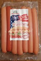 चीनी की मात्रा Hot Dog Würstchen