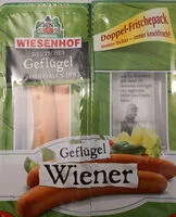 चीनी की मात्रा Wiesenhof Geflügel Wiener, Geflügel