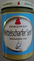İçindeki şeker miktarı Mittelscharfer Senf