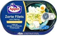 含糖量 Dosenfisch Appel in Eier-Senf-Creme