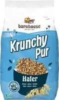 चीनी की मात्रा Barnhouse Krunchy Pur Hafer, 750 GR Beutel