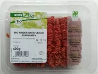入っている砂糖の量 Bio Rinder-Hackfleisch zum Braten