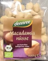 Quantité de sucre dans Macadamianüsse