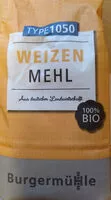 Zuckermenge drin Weizenmehl Type 1050
