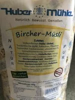 Amount of sugar in Bircher Müsli Natur