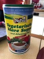 Sokerin määrä sisällä Asal Vegetarische Klare Suppe