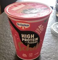 Sokerin määrä sisällä High Protein Pudding Schoko