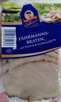 Sokerin määrä sisällä Fährmannsbraten Schweinebraten mit Pfeffer und Knoblauch