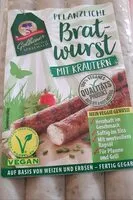 Sokerin määrä sisällä pflanzliche Bratwurst