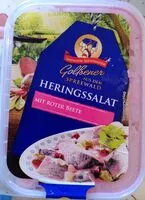 Sokerin määrä sisällä Heringssalat mit Roter Beete