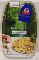 Sokerin määrä sisällä Nudelsalat mit Schinkenwurst