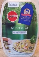 Sokerin määrä sisällä Nudelsalat