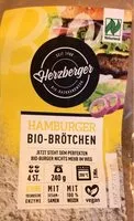 चीनी की मात्रा Bio Hamburger-Brötchen