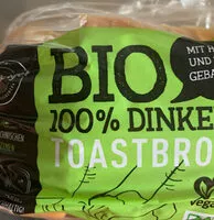 चीनी की मात्रा BIP 100% Dinkel Toastbrot