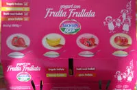 चीनी की मात्रा Yogurt con frutta frullata