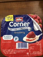 Quantité de sucre dans Strawberry corner yogurt