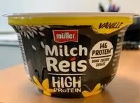 Sokerin määrä sisällä Milch Reis High Protein Vanille