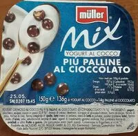 Amount of sugar in Mix Yogurt al cocco più palline al cioccolato