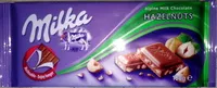 入っている砂糖の量 Milka Broken Hazelnut
