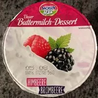 चीनी की मात्रा Buttermilch Dessert Himbeere-Brombeere