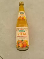 Sokerin määrä sisällä Vital Orange Apfel Kürbis Melone