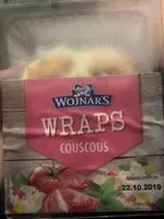 入っている砂糖の量 Wraps - Couscous