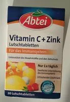Jumlah gula yang masuk Vitamin C + Zink Lutschtabletten