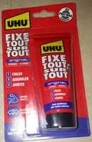 Quantité de sucre dans colle UHU fixe tour sur tout