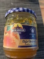 入っている砂糖の量 Aprikose