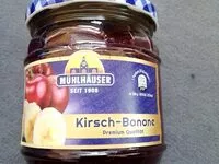 入っている砂糖の量 Kirsch Banane Marmelade