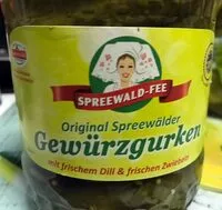 Zucker und Nährstoffe drin Spreewald fee