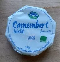 İçindeki şeker miktarı Camembert leicht